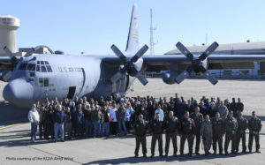 Last Flight of the C-130H at the 911th Airlift Wing.